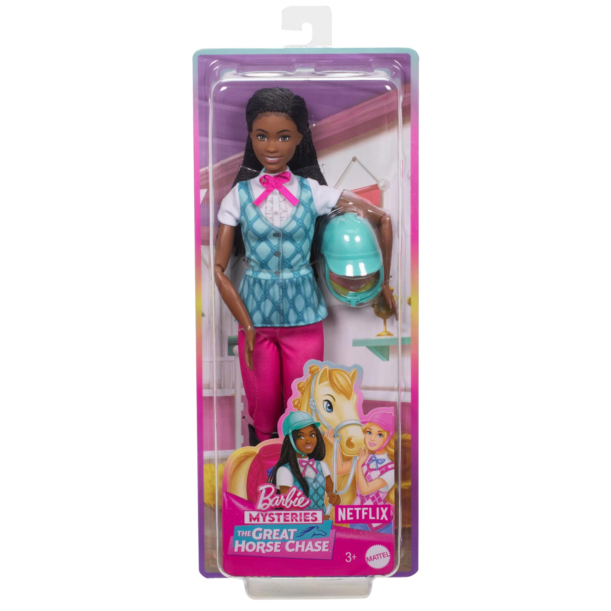 Foto 7 pulgar | Muñeca Moderna Barbie Brooklyn Con Traje De Equitación Y Casco - Venta Internacional.