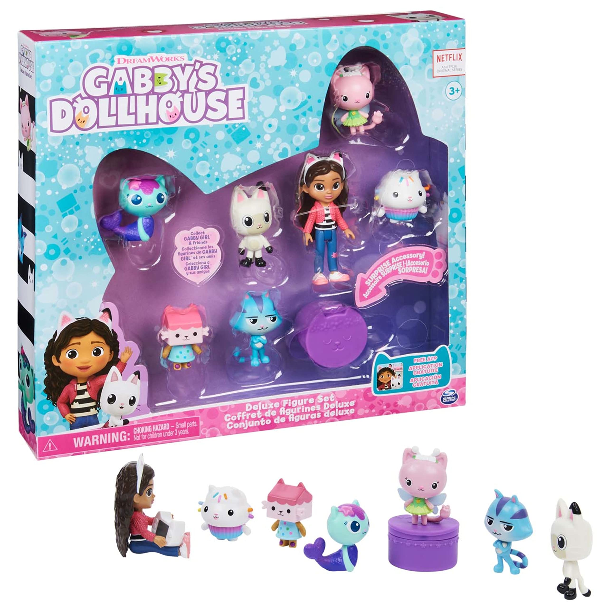 Set De Regalo De Figuras De Juguete Gabby's Dollhouse Con 7 Figuras De Más De 3 Años - Venta Internacional.