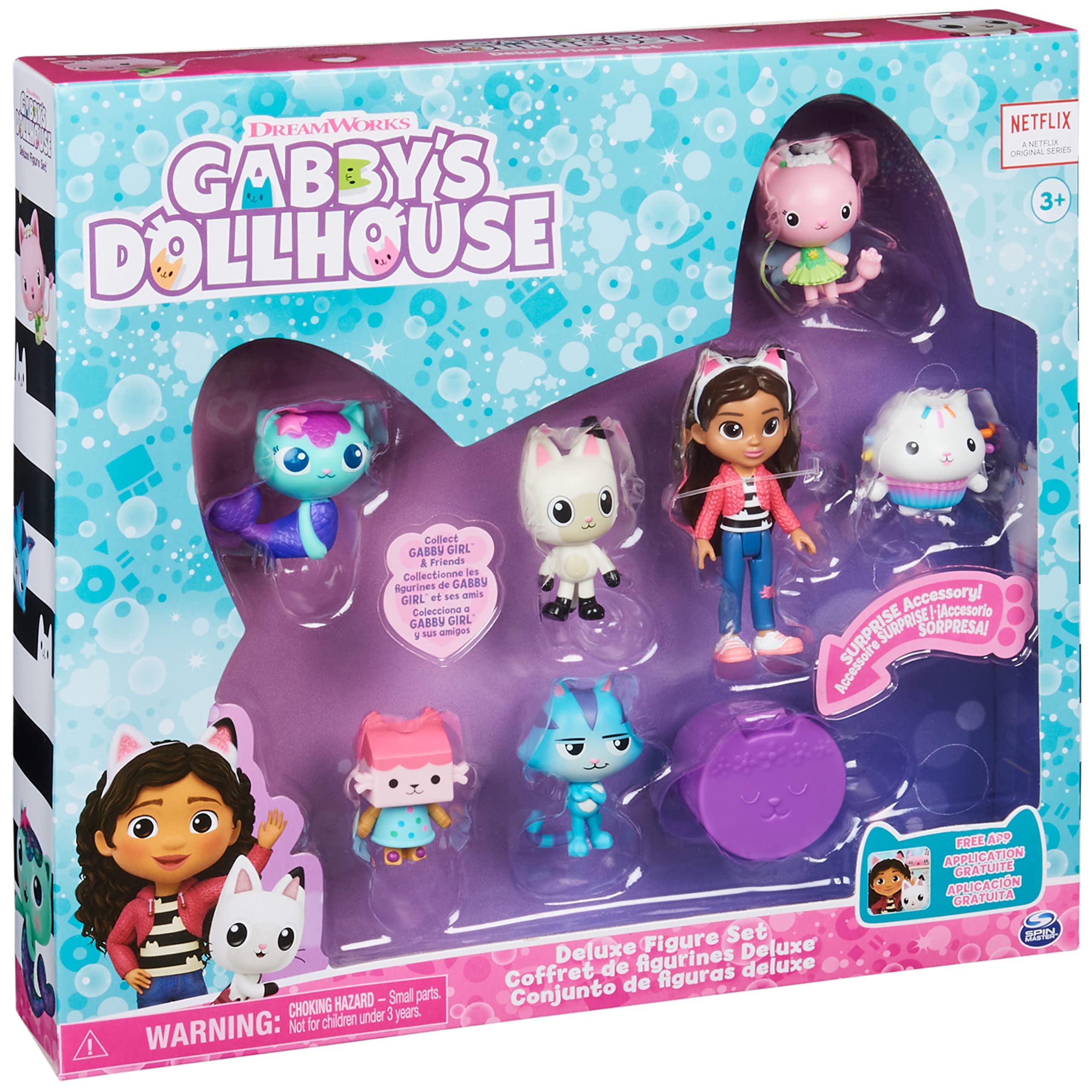 Foto 6 | Set De Regalo De Figuras De Juguete Gabby's Dollhouse Con 7 Figuras De Más De 3 Años - Venta Internacional.