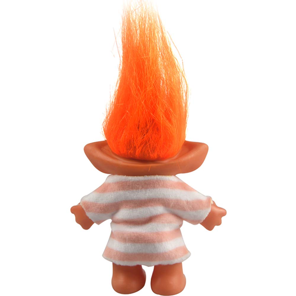 Foto 4 pulgar | Muñeca Troll Yintlilocn Vintage De 7.5 Pulgadas Con Pelo Naranja De Pvc - Venta Internacional.