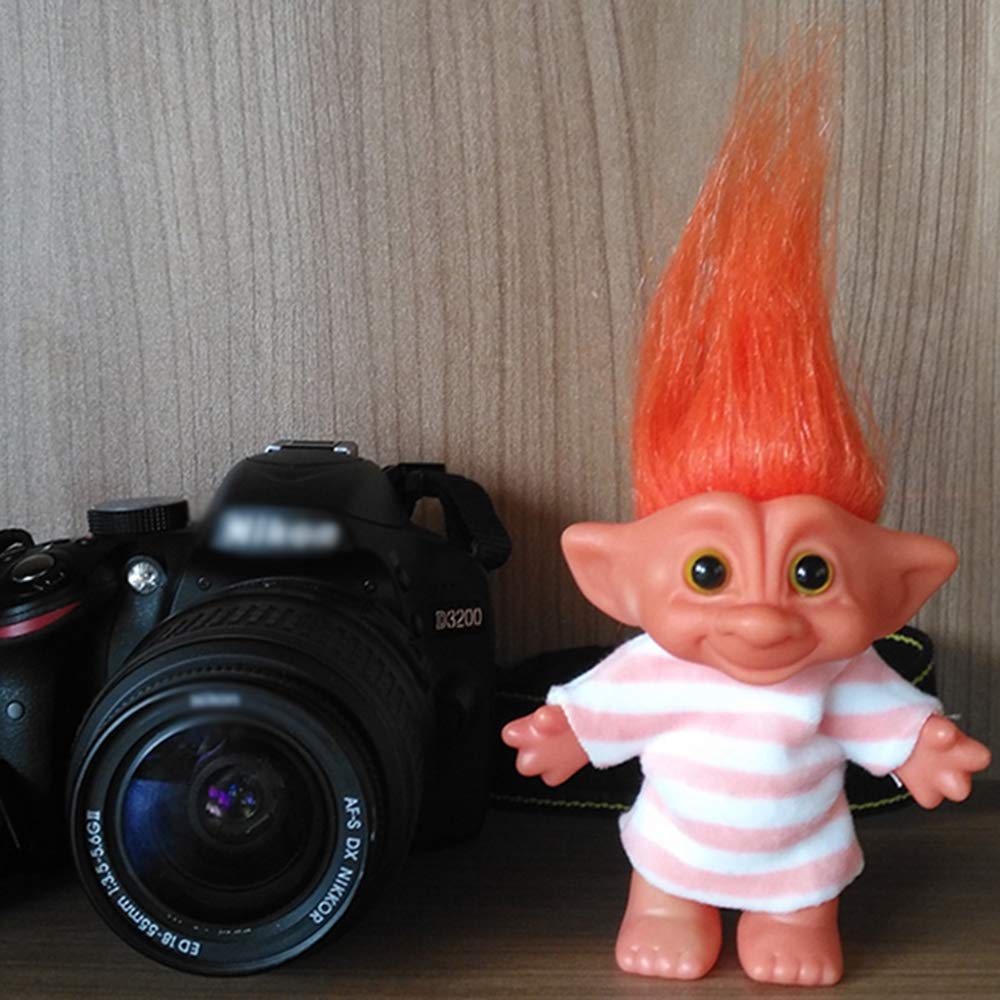 Foto 5 pulgar | Muñeca Troll Yintlilocn Vintage De 7.5 Pulgadas Con Pelo Naranja De Pvc - Venta Internacional.