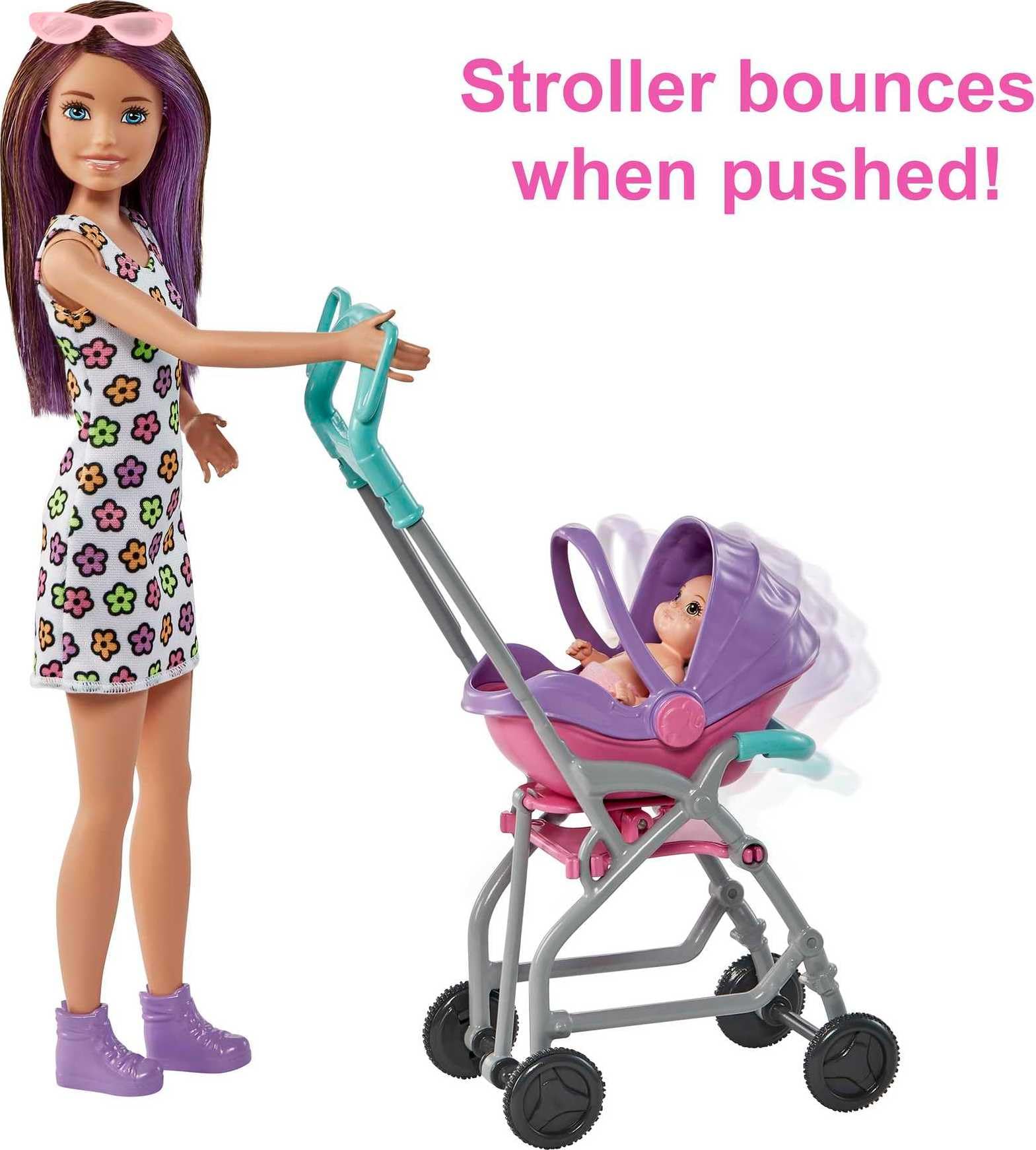 Foto 4 pulgar | Set De Juego Barbie Skipper Babysitters Inc Con Muñeca, Cochecito Y Accesorio - Venta Internacional.