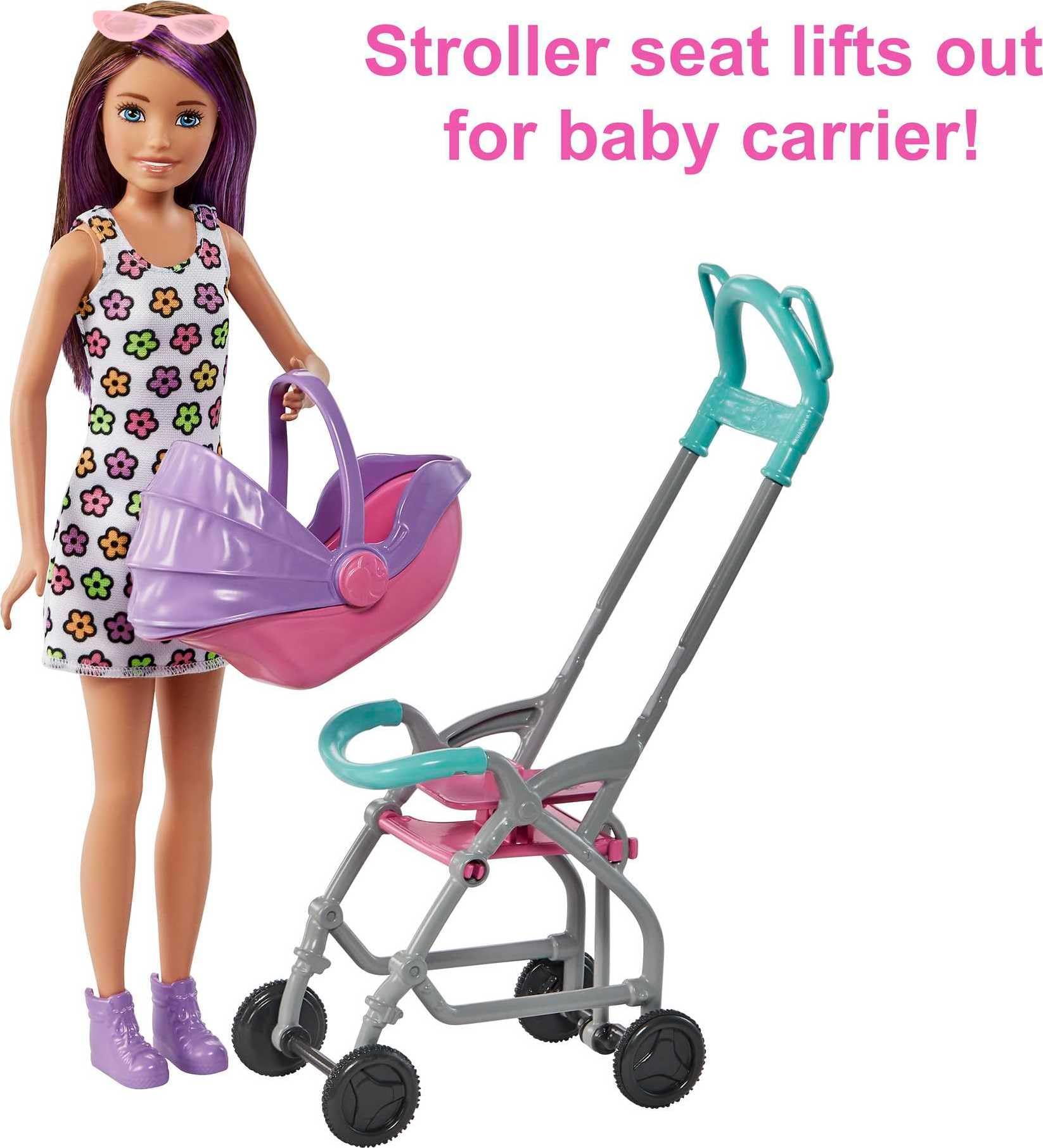 Foto 5 pulgar | Set De Juego Barbie Skipper Babysitters Inc Con Muñeca, Cochecito Y Accesorio - Venta Internacional.