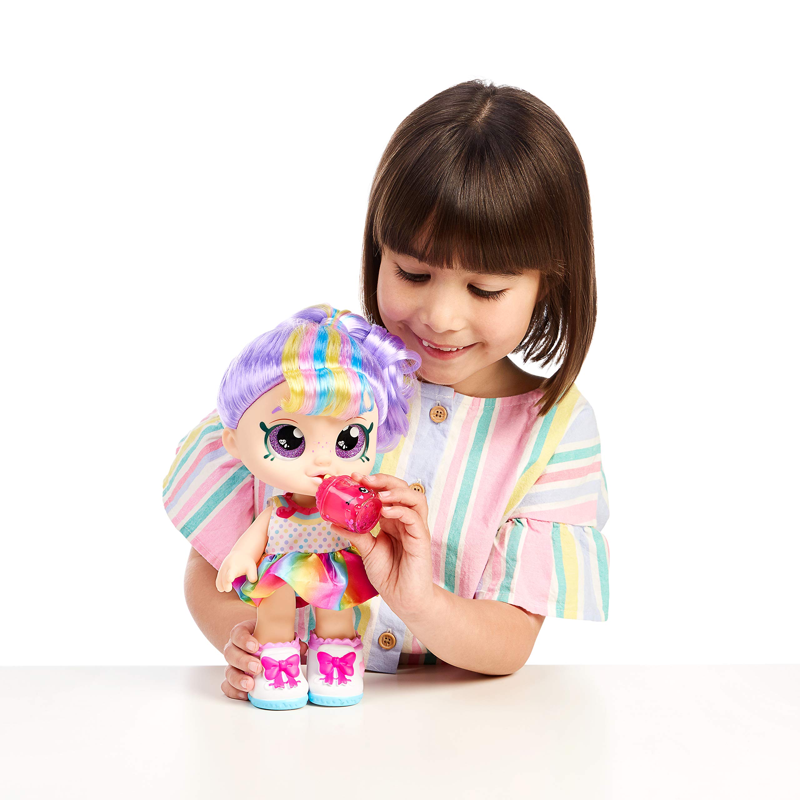 Foto 4 pulgar | Doll Kindi Kids Snack Time Friends Rainbow Kate Con Ropa - Venta Internacional.