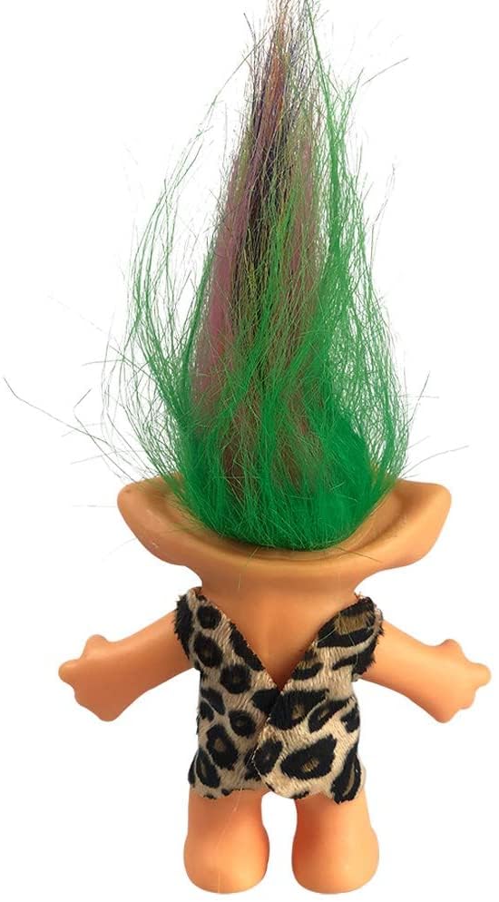 Foto 2 | Muñecas Troll Yintlilocn Vintage Cromáticas De 19 Cm Con Pelo Colorido - Venta Internacional.