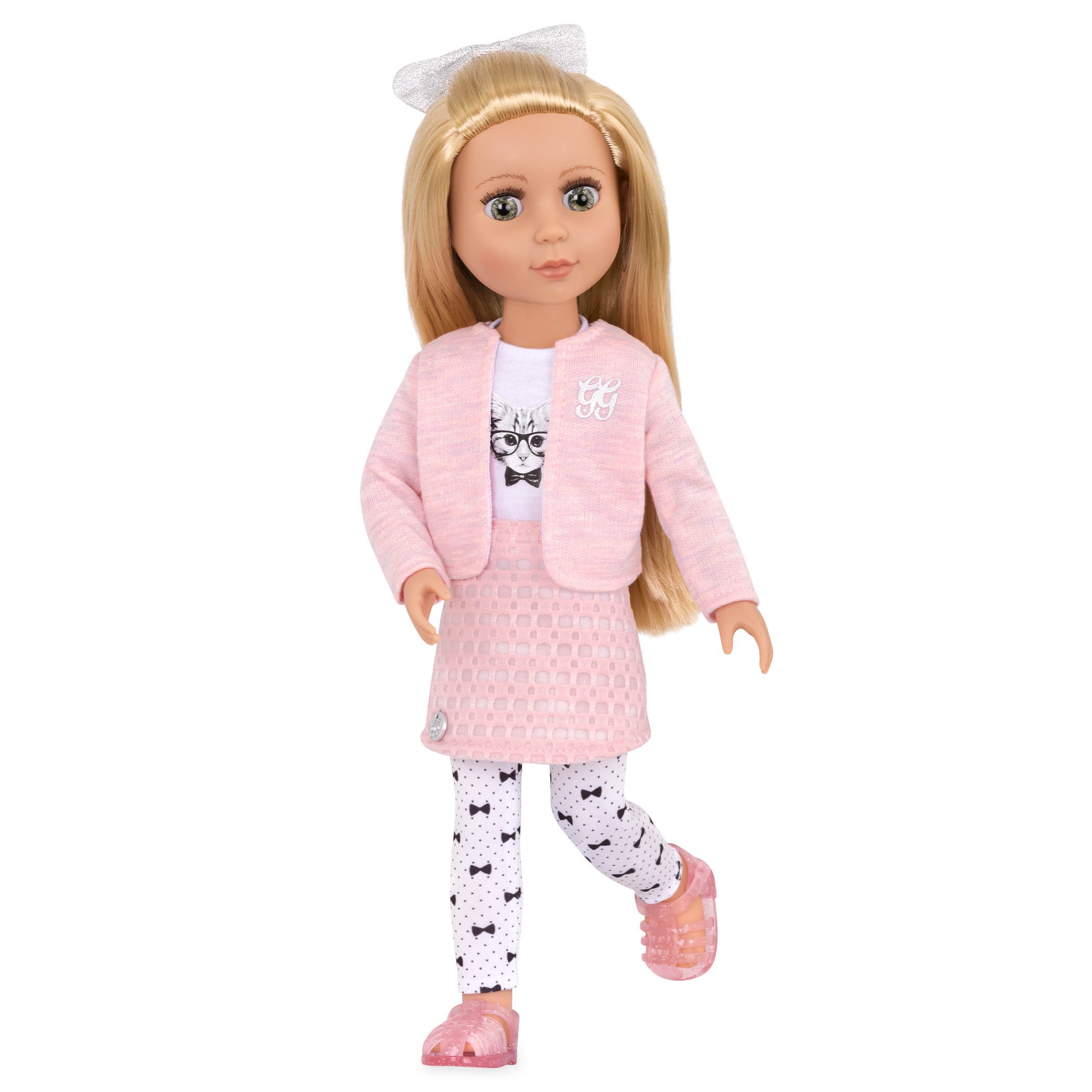 Muñeca Moderna Con Purpurina Para Niñas, 35 Cm, Con Ropa Y Acceso. - Venta Internacional.