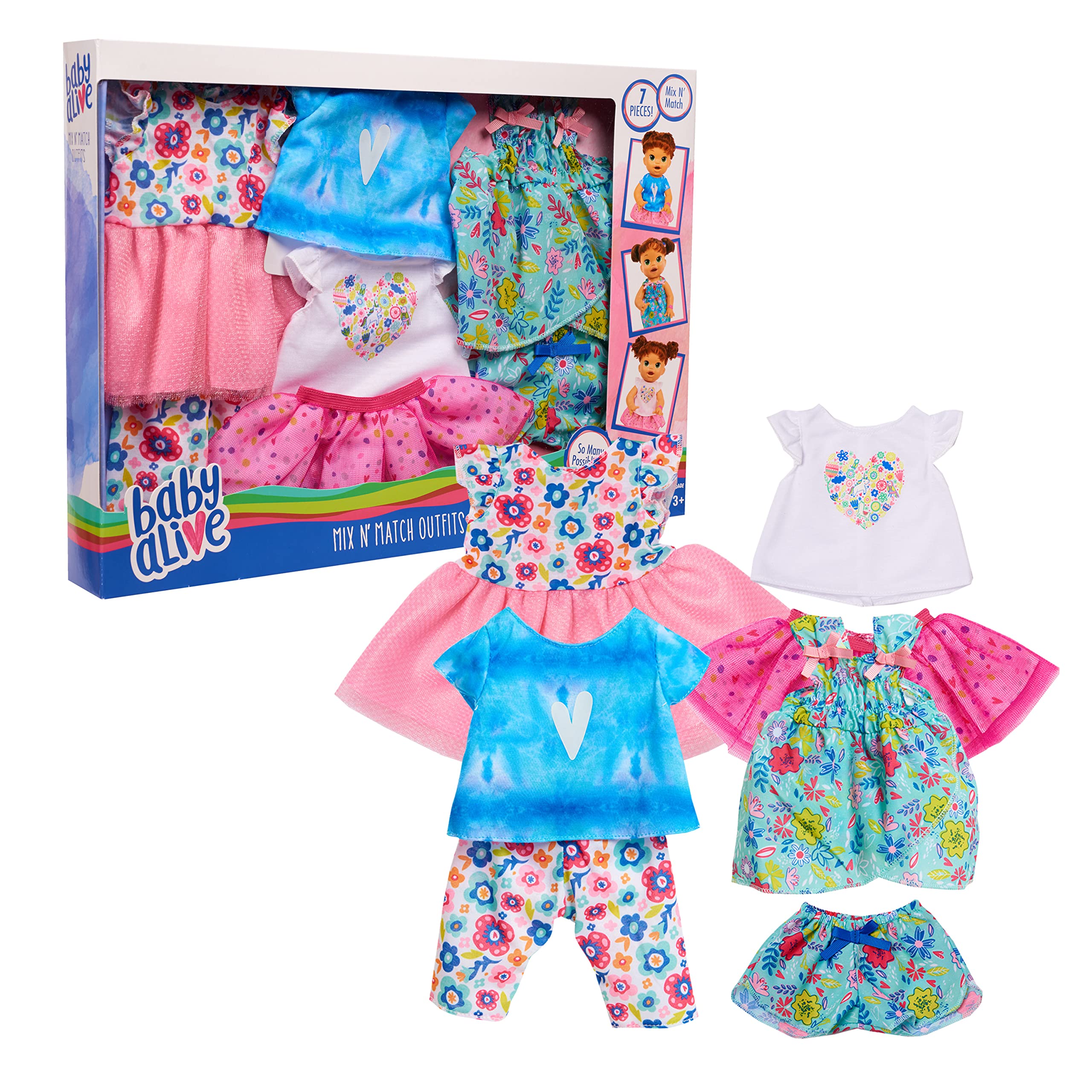 Foto 2 pulgar | Set De Ropa Baby Alive Mix N' Match Para Muñecas De 30 A 35 Cm - Venta Internacional.