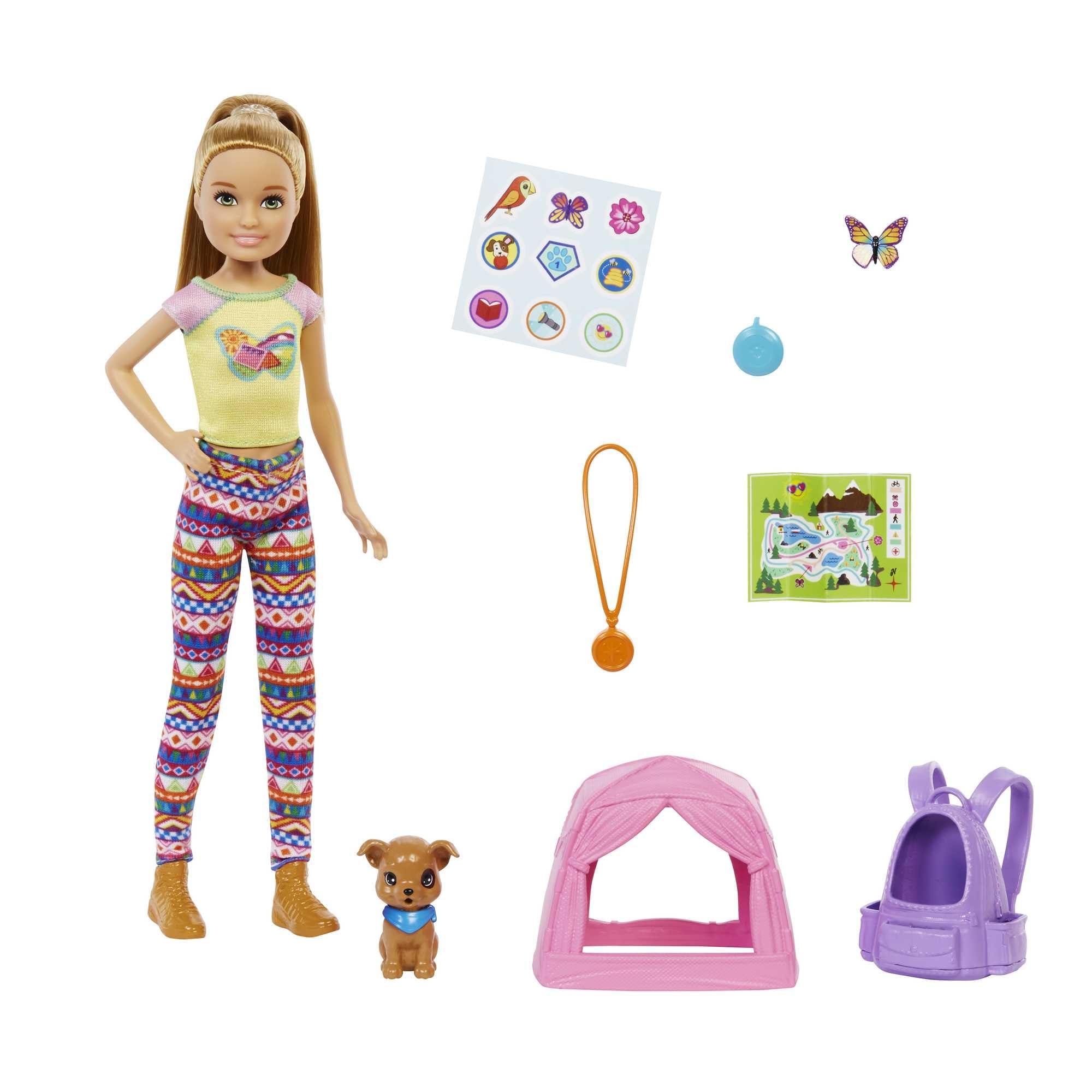 Set De Juego Para Acampar Barbie It Takes Two Stacie Con Muñeca Y Tacón - Venta Internacional.