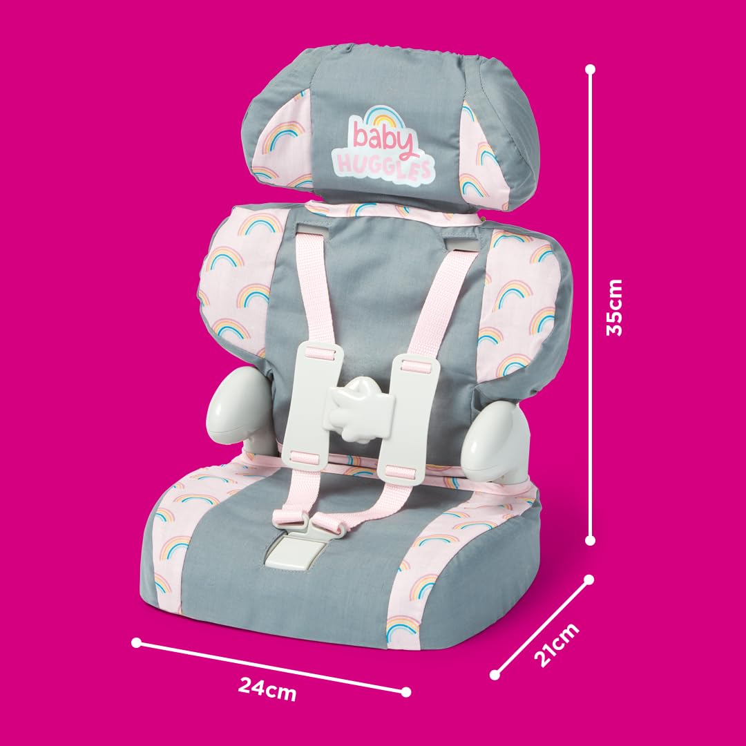 Foto 7 pulgar | Asiento Elevador De Coche Casdon Gris Para Muñecas De 3 O Más De 35 Cm - Venta Internacional.