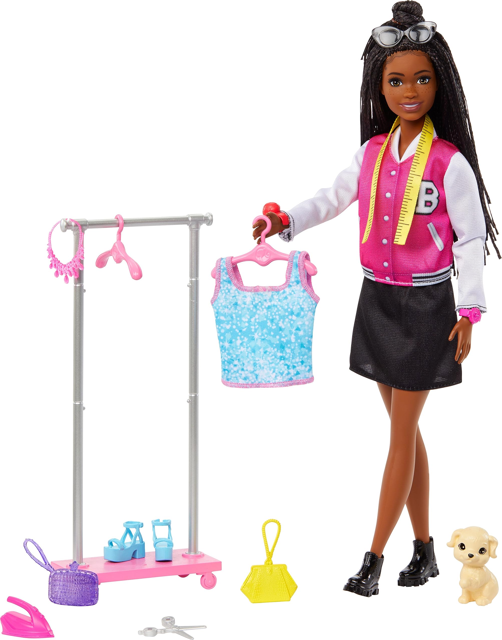 Muñeca Estilista Playset Barbie On-set Y 14 Accesorios Brooklyn - Venta Internacional.