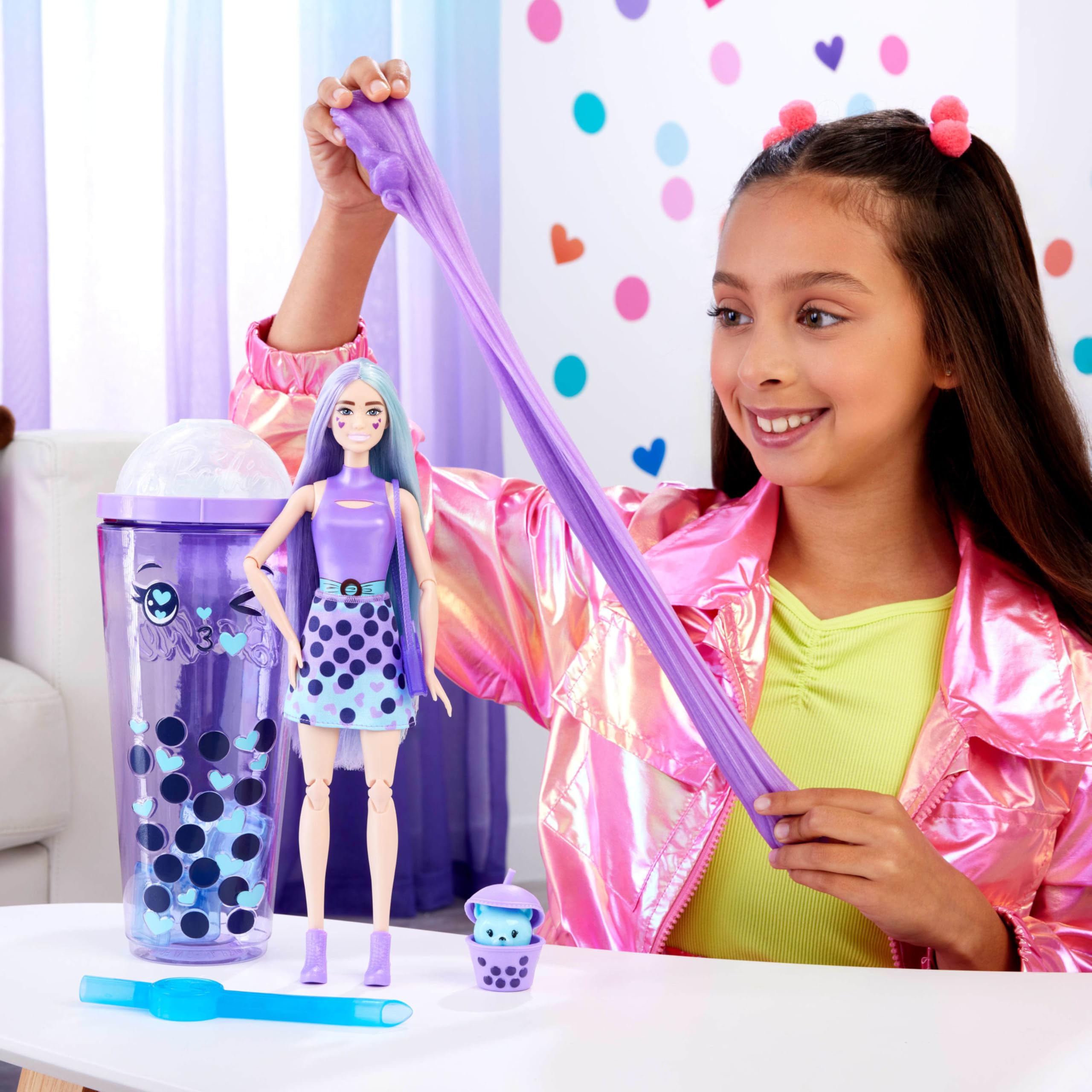 Foto 2 | Muñeca Barbie Pop Reveal Bubble Tea Con Muñeca Moderna Y Mascota Para Mayores De 3 Años - Venta Internacional.