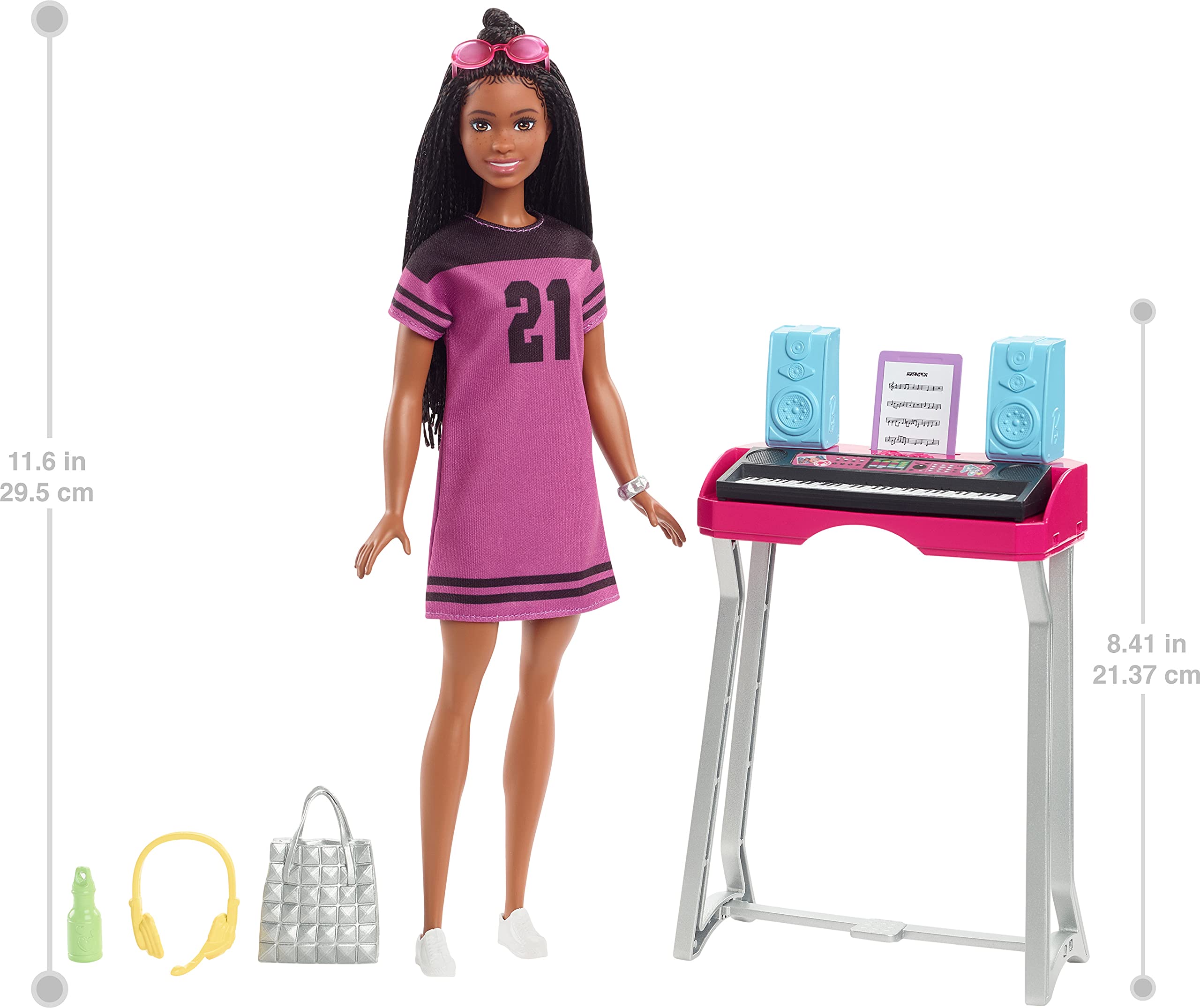 Foto 2 | Muñeca Barbie Big City, Big Dreams Brooklyn Roberts De 29 Cm Con Acc - Venta Internacional.