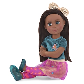 Foto 3 | Muñeca Moderna Con Purpurina Para Niñas Odessa, 36,8 Cm, Con Ropa A Partir De 3 Años - Venta Internacional.