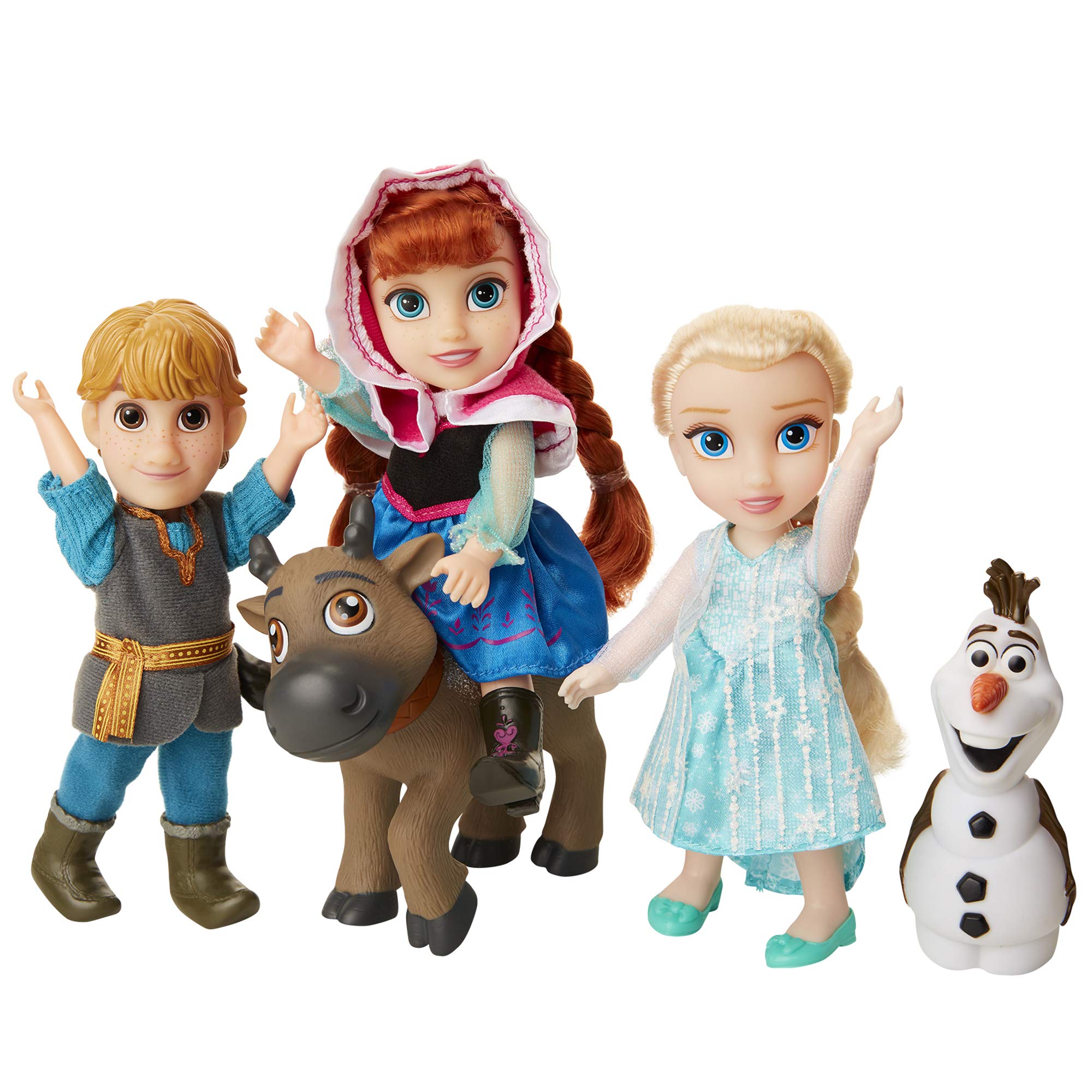 Set De Regalo Para Muñecas Jakks Pacific Disney Frozen Deluxe Petite - Venta Internacional.