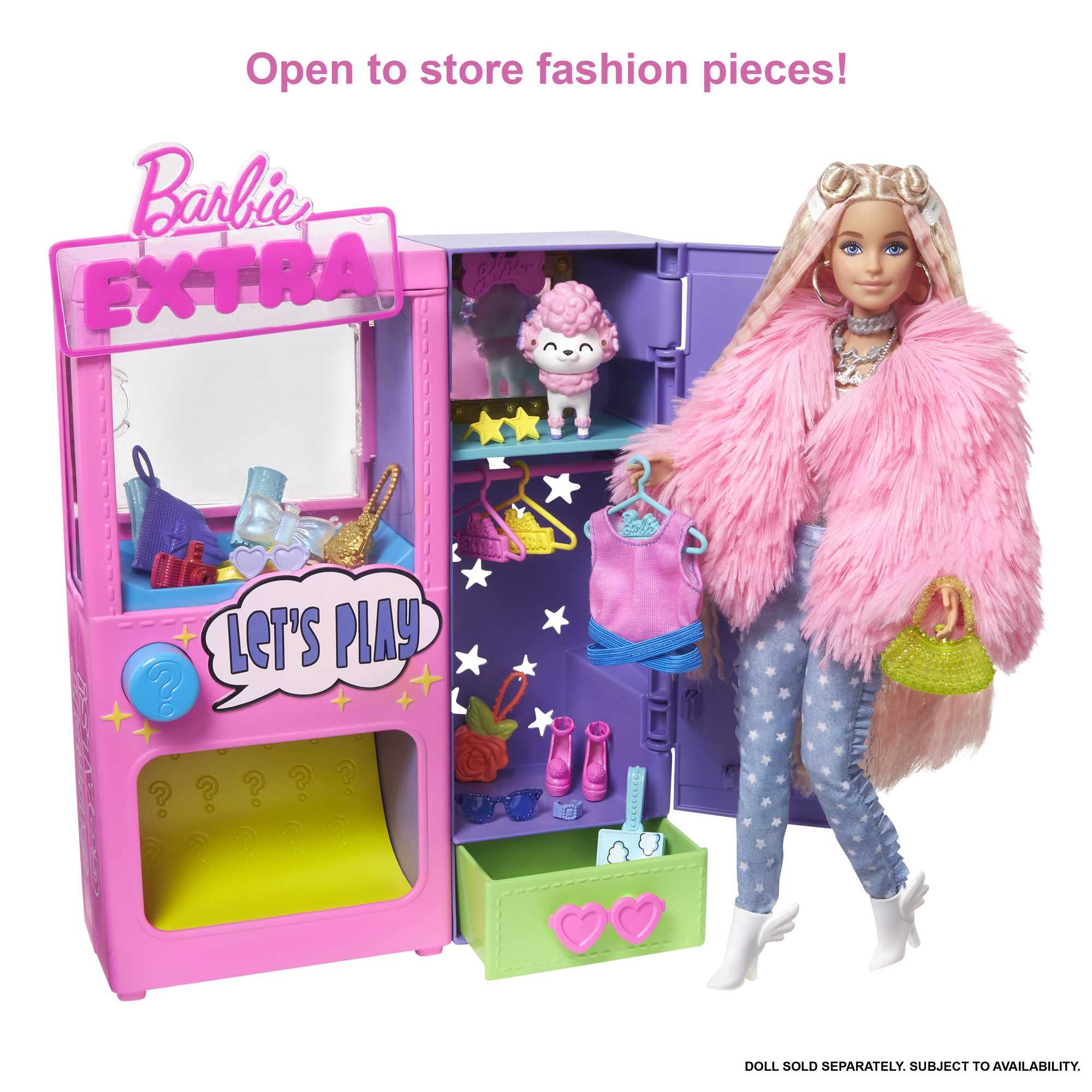 Foto 7 pulgar | Set De Juego Moderno Barbie Extra Surprise Con 20 Piezas De Más De 3 Años - Venta Internacional.