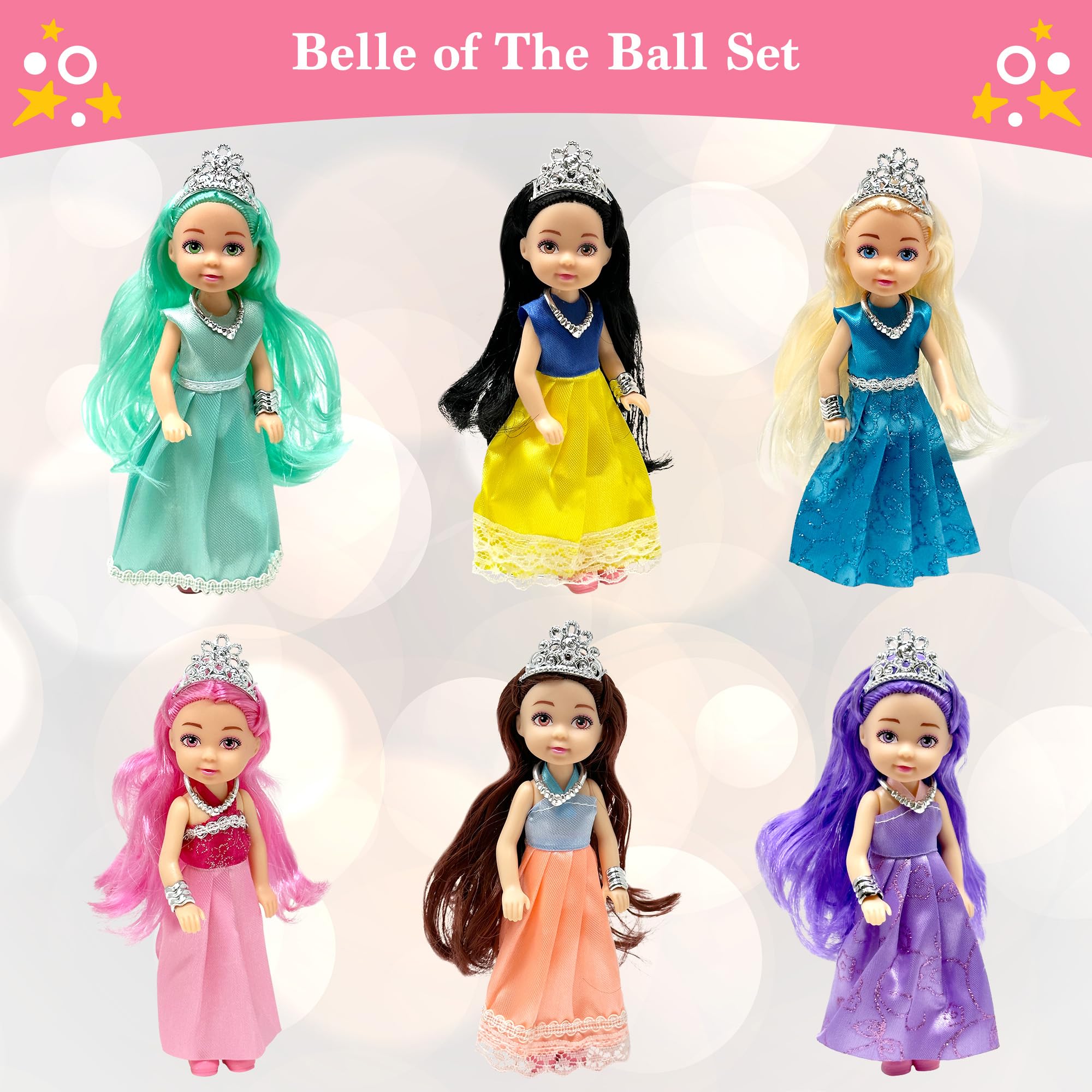 Foto 3 pulgar | Set De Muñecas Princess Toy De La Colección De Muñecas De Nueva York Con Acceso. - Venta Internacional.