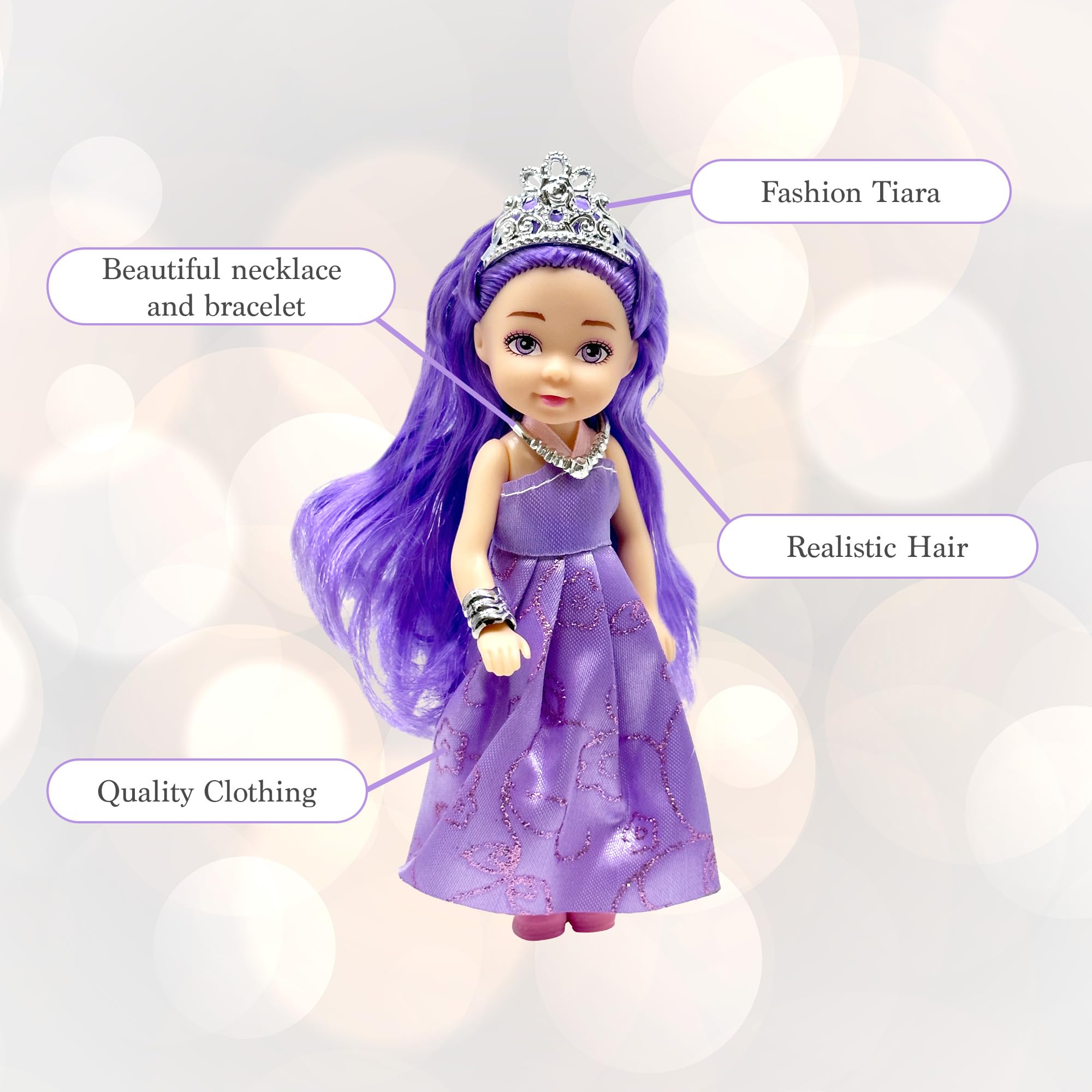 Foto 7 pulgar | Set De Muñecas Princess Toy De La Colección De Muñecas De Nueva York Con Acceso. - Venta Internacional.