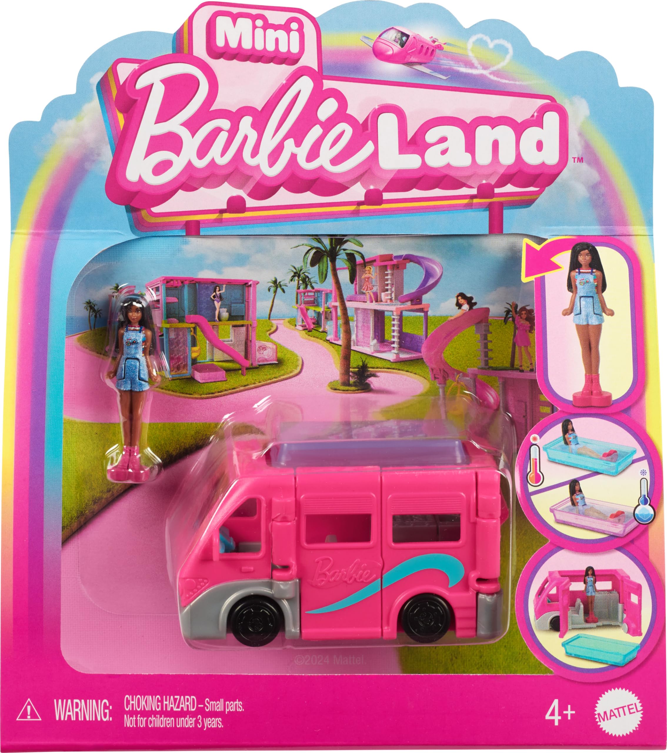 Set De Juguetes Barbie Mini Barbieland Doll & Dreamcamper Con Piscina - Venta Internacional.