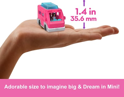 Foto 4 | Set De Juguetes Barbie Mini Barbieland Doll & Dreamcamper Con Piscina - Venta Internacional.