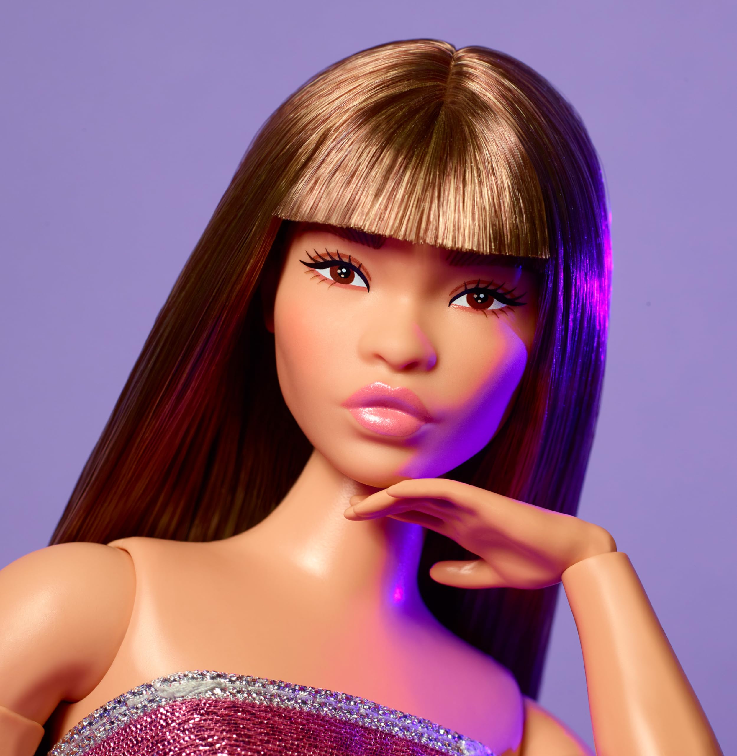 Foto 4 pulgar | Muñeca Barbie Looks, Número 24, Coleccionable, Con Cabello Castaño Y A La Moda - Venta Internacional.