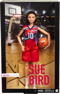 Foto 6 | Muñeca Barbie Signature Sue Bird Con Uniforme Número 10 Y Pelota De Baloncesto - Venta Internacional.