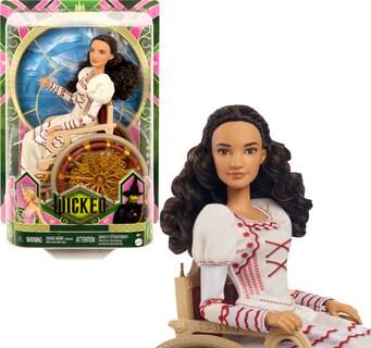 Foto 1 | Muñeca de Moda Mattel Universal Wicked Nessarose con Silla De Ruedas - Venta Internacional
