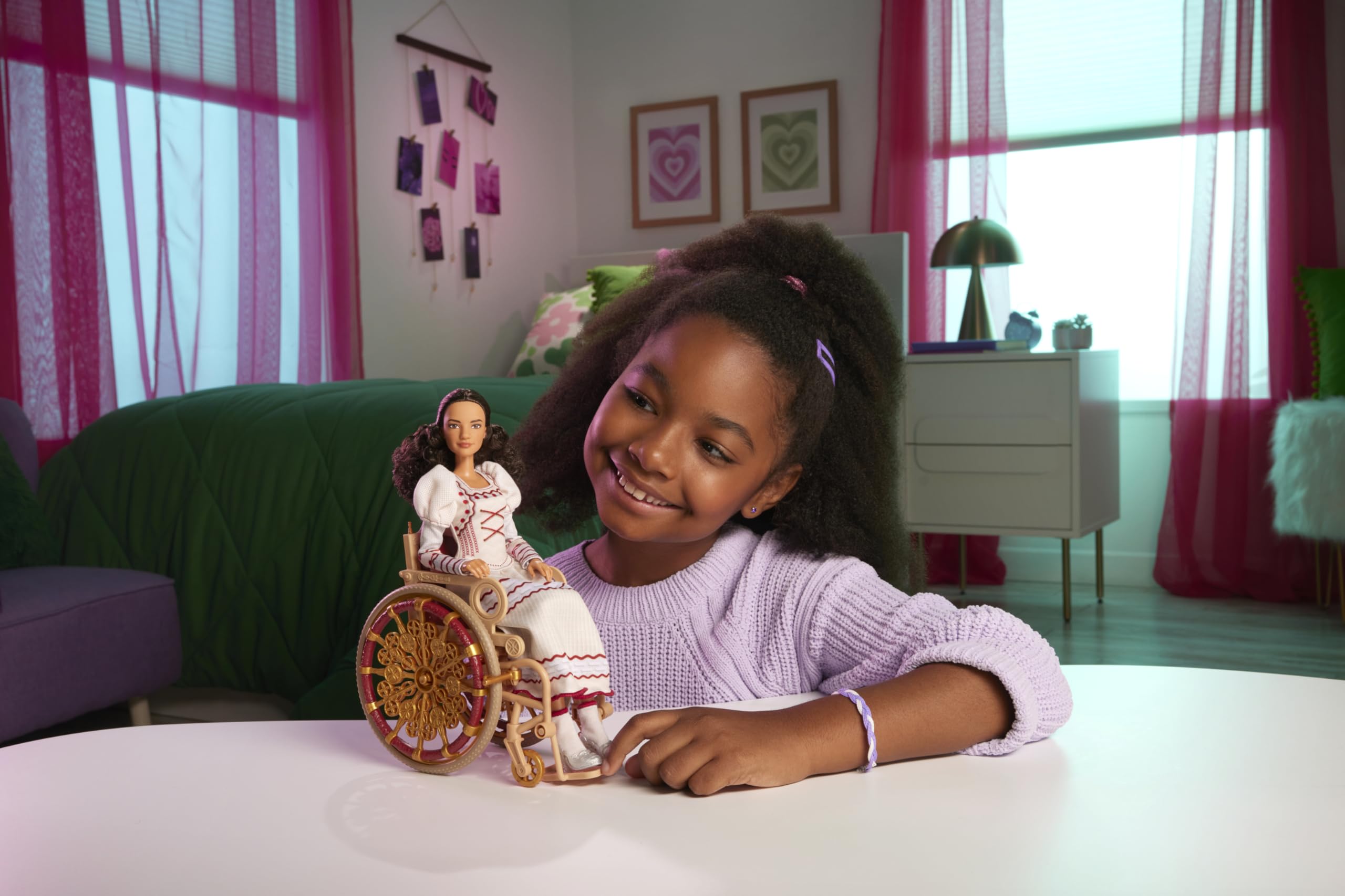 Foto 3 pulgar | Muñeca de Moda Mattel Universal Wicked Nessarose con Silla De Ruedas - Venta Internacional