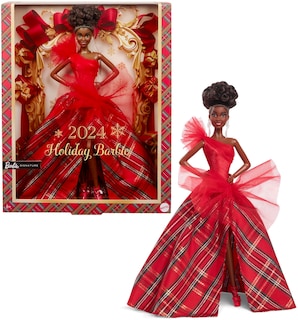 Foto 1 | Muñeca Moderna Barbie Signature Holiday 2024 Con Vestido A Cuadros - Venta Internacional.