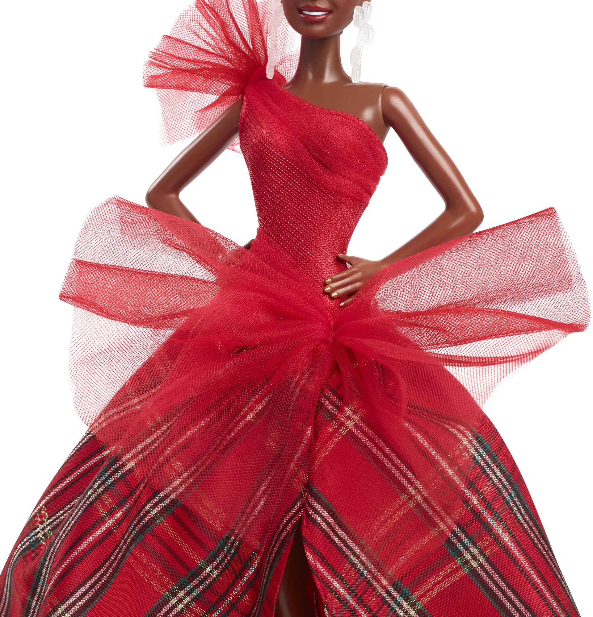 Foto 4 pulgar | Muñeca Moderna Barbie Signature Holiday 2024 Con Vestido A Cuadros - Venta Internacional.