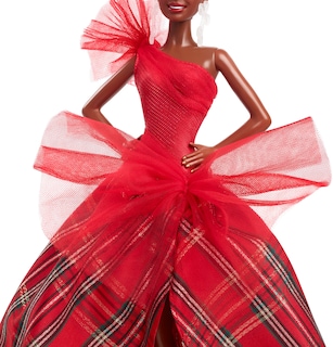 Foto 3 | Muñeca Moderna Barbie Signature Holiday 2024 Con Vestido A Cuadros - Venta Internacional.