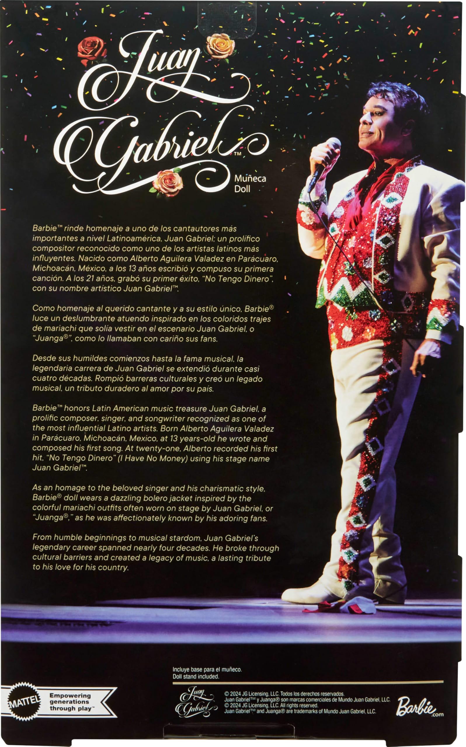 Foto 6 | Muñeca Barbie Signature De Juan Gabriel, Coleccionable - Venta Internacional.