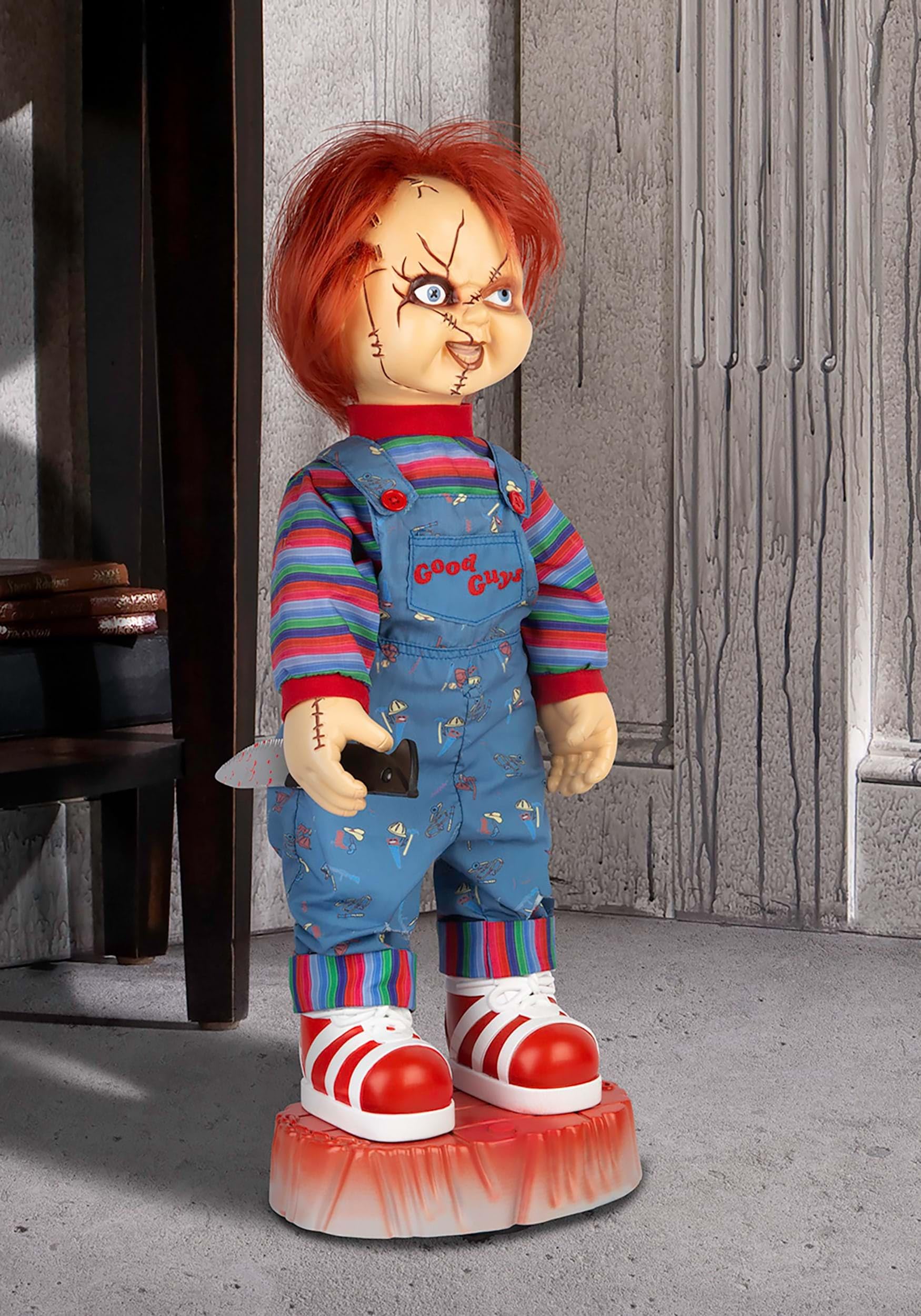 Foto 3 pulgar | Muñeca Chucky Animada De Tamaño Natural Gemmy De 2 Pies Con Sonido Y Movimiento - Venta Internacional.