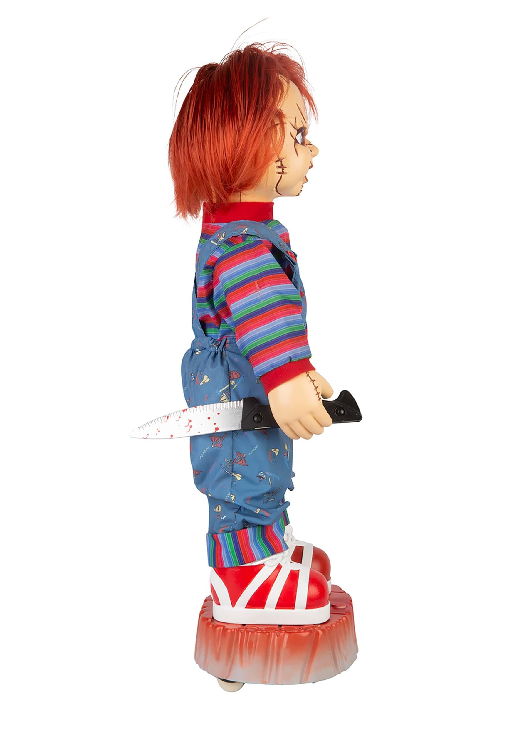 Foto 6 pulgar | Muñeca Chucky Animada De Tamaño Natural Gemmy De 2 Pies Con Sonido Y Movimiento - Venta Internacional.
