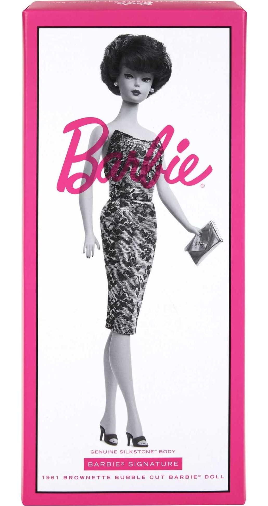 Foto 6 | Muñeca Coleccionable Barbie 1961 Brownette Bubble Cut 60 Aniversario - Venta Internacional.
