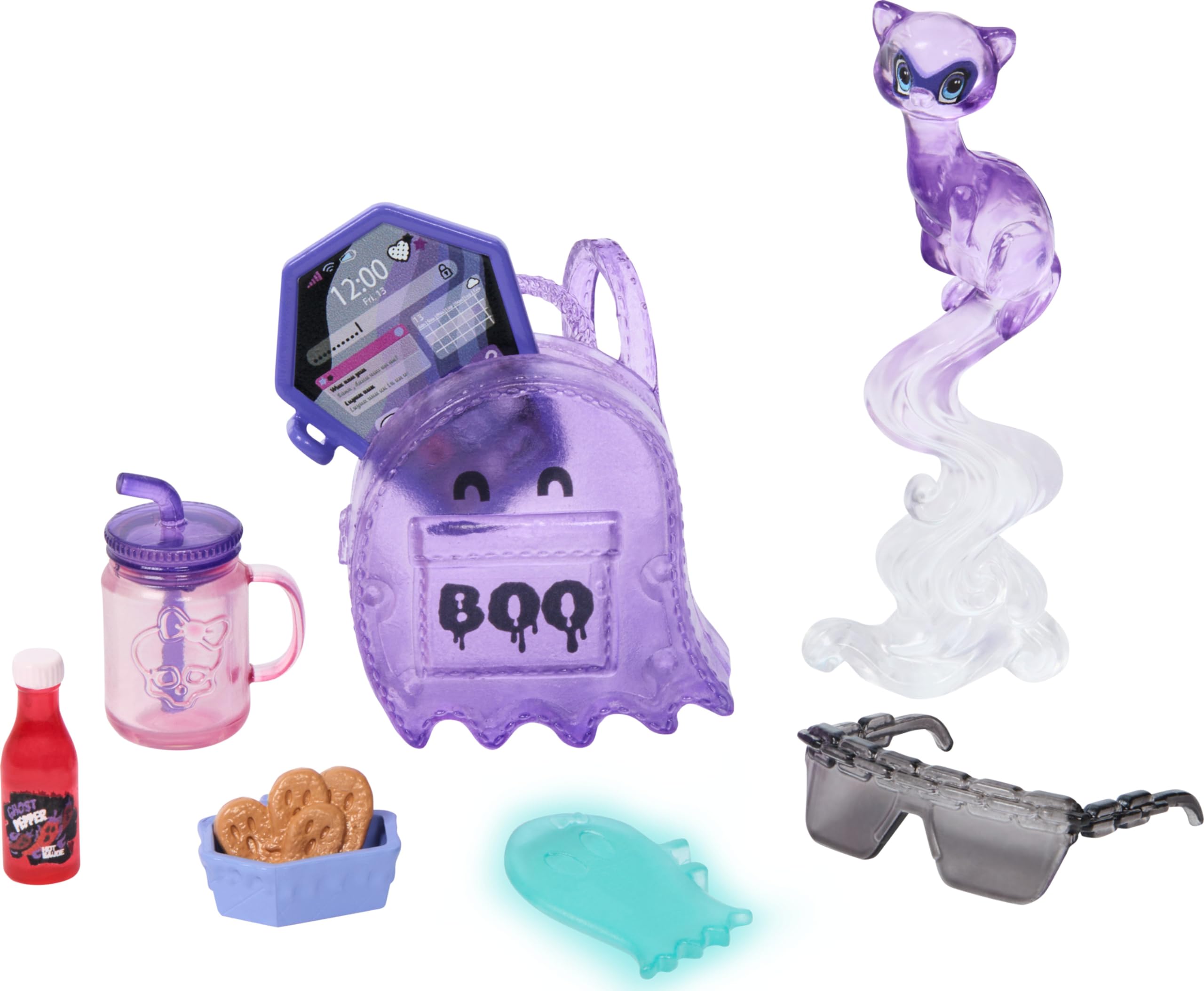 Foto 6 pulgar | Muñeca Monster High Spectra Vondergeist Con Hurón Como Mascota Rhuen - Venta Internacional.