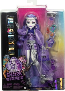 Foto 6 | Muñeca Monster High Spectra Vondergeist Con Hurón Como Mascota Rhuen - Venta Internacional.