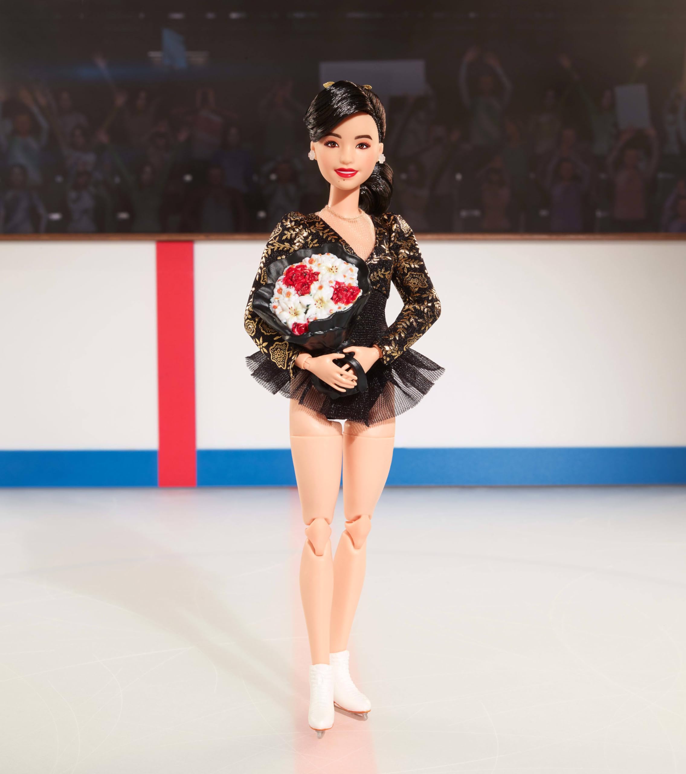 Foto 6 pulgar | Muñeca Barbie Que Inspira A Las Mujeres Kristi Yamaguchi, Juegos Olímpicos De 1992 - Venta Internacional.