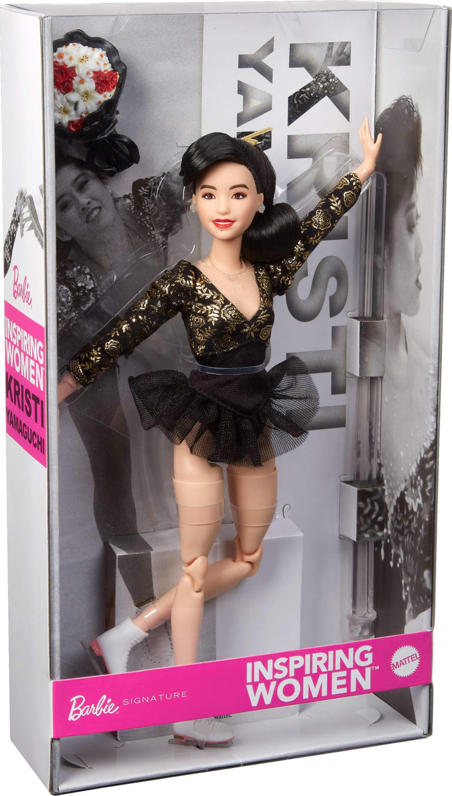 Foto 7 pulgar | Muñeca Barbie Que Inspira A Las Mujeres Kristi Yamaguchi, Juegos Olímpicos De 1992 - Venta Internacional.