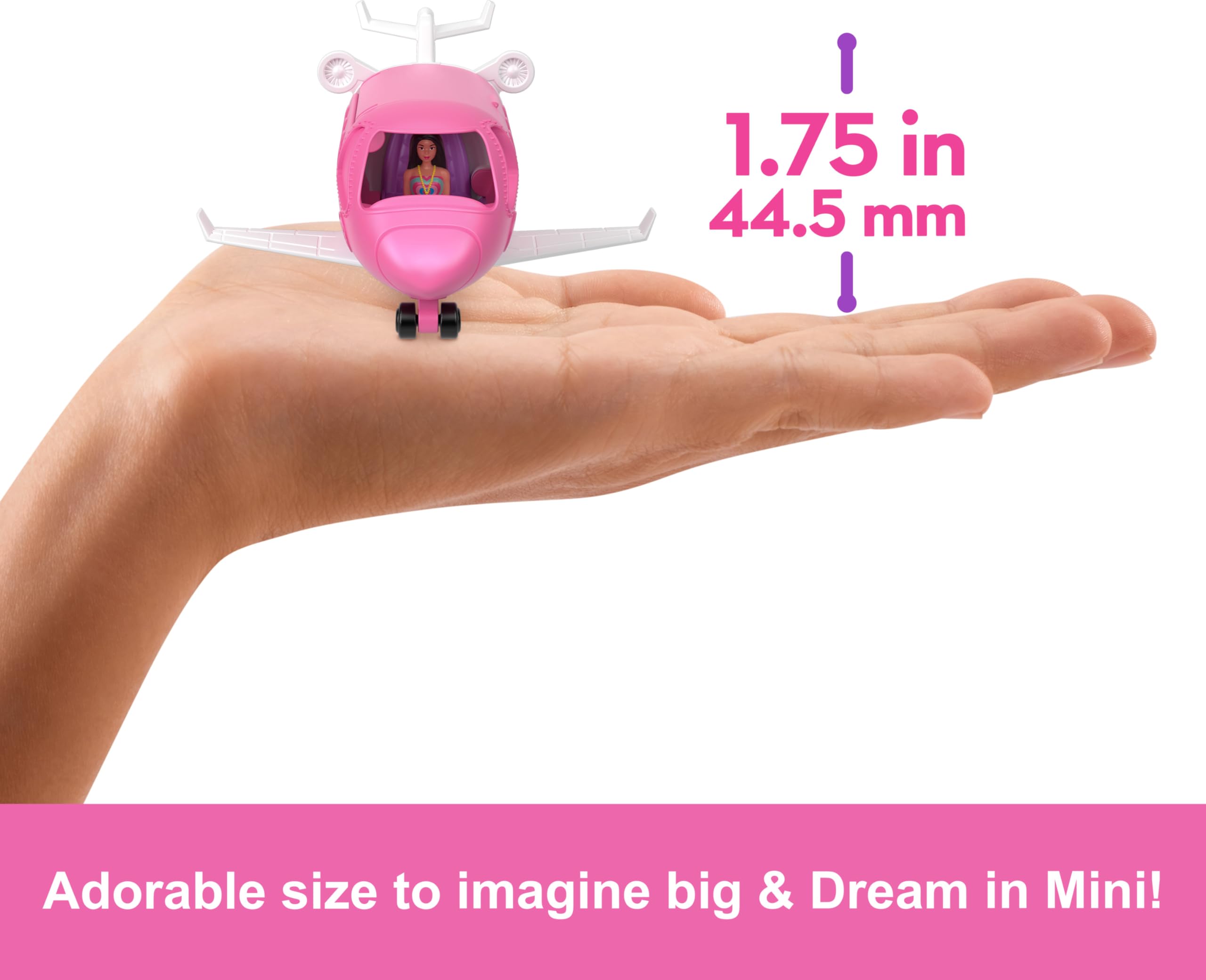 Foto 5 pulgar | Set De Juguetes Barbie Mini Barbieland Doll & Toy Vehicle With Dreamplane - Venta Internacional.