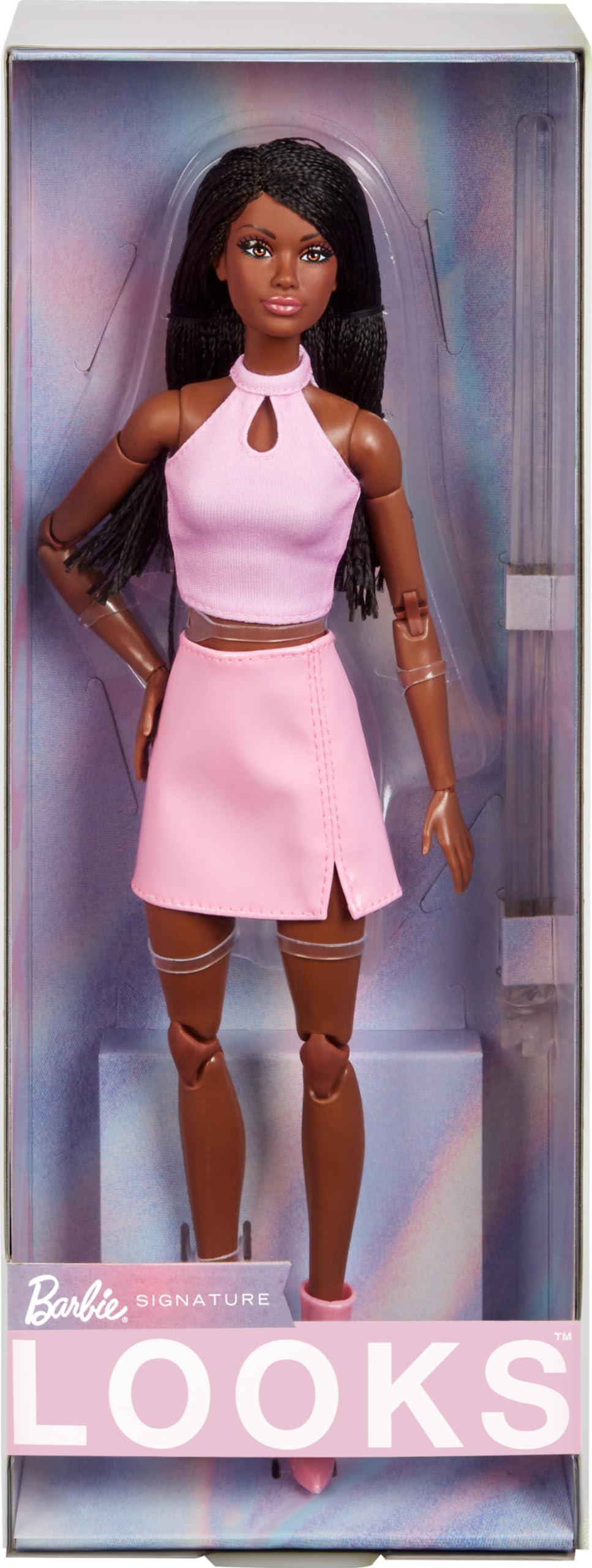 Muñeca Barbie Looks Coleccionable Número 21 Con Trenzas Negras Y2k - Venta Internacional.