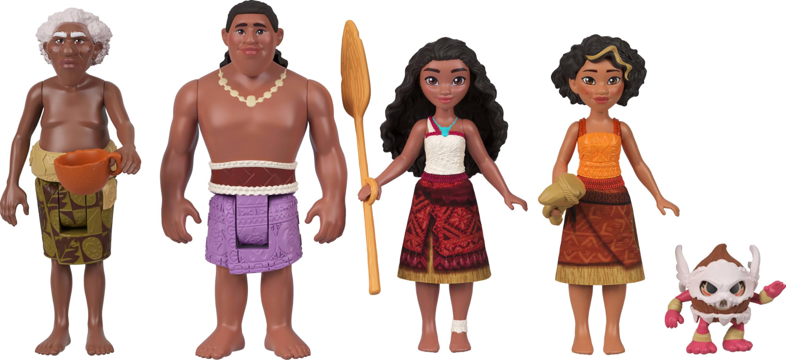 Foto 7 pulgar | Playset Mattel Disney Moana 2 Moana's Canoe Crew Con 5 Muñecas - Venta Internacional.