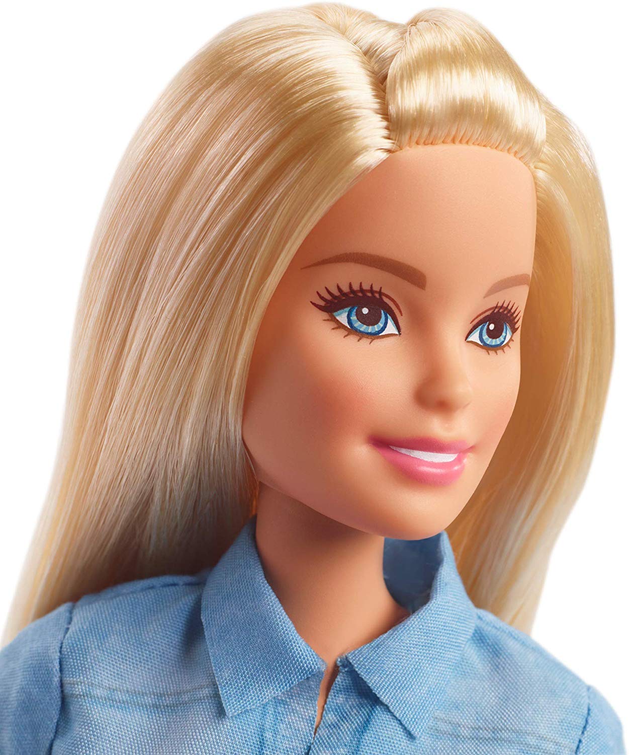 Muñeca Barbie Dreamhouse Adventures Ghr58 Con Vestido Camisero Vaquero - Venta Internacional.