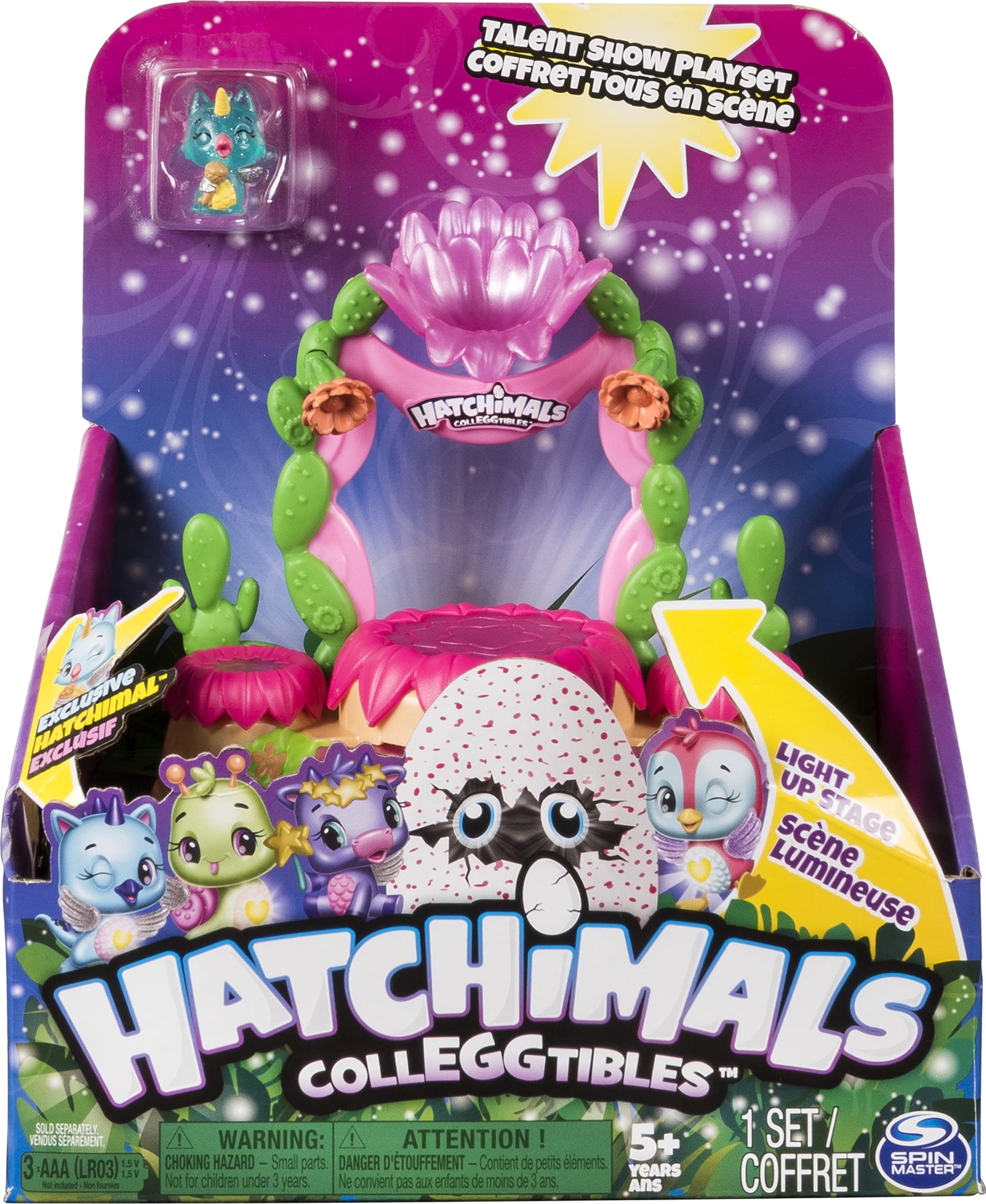 Playset Hatchimals Colleggtibles Talent Show Con Temporada 4 - Venta Internacional.