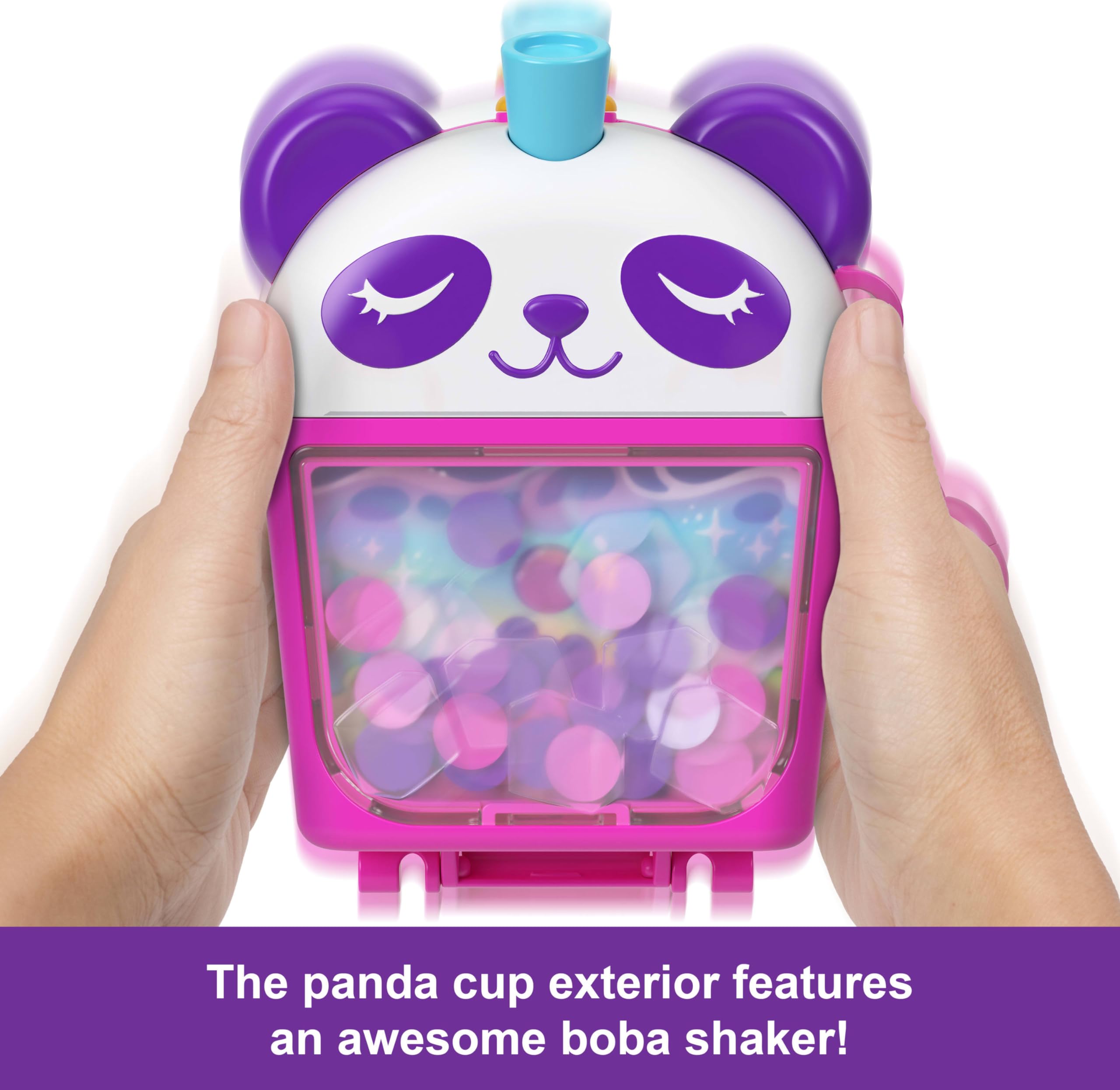 Foto 4 pulgar | Playset Polly Pocket Bubble Tea Panda Con 2 Micromuñecas - Venta Internacional.
