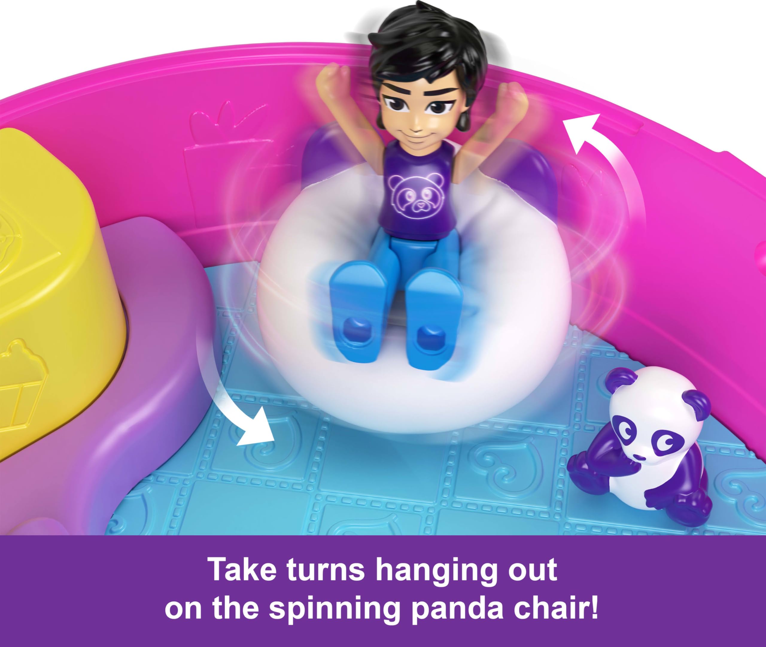 Foto 6 pulgar | Playset Polly Pocket Bubble Tea Panda Con 2 Micromuñecas - Venta Internacional.