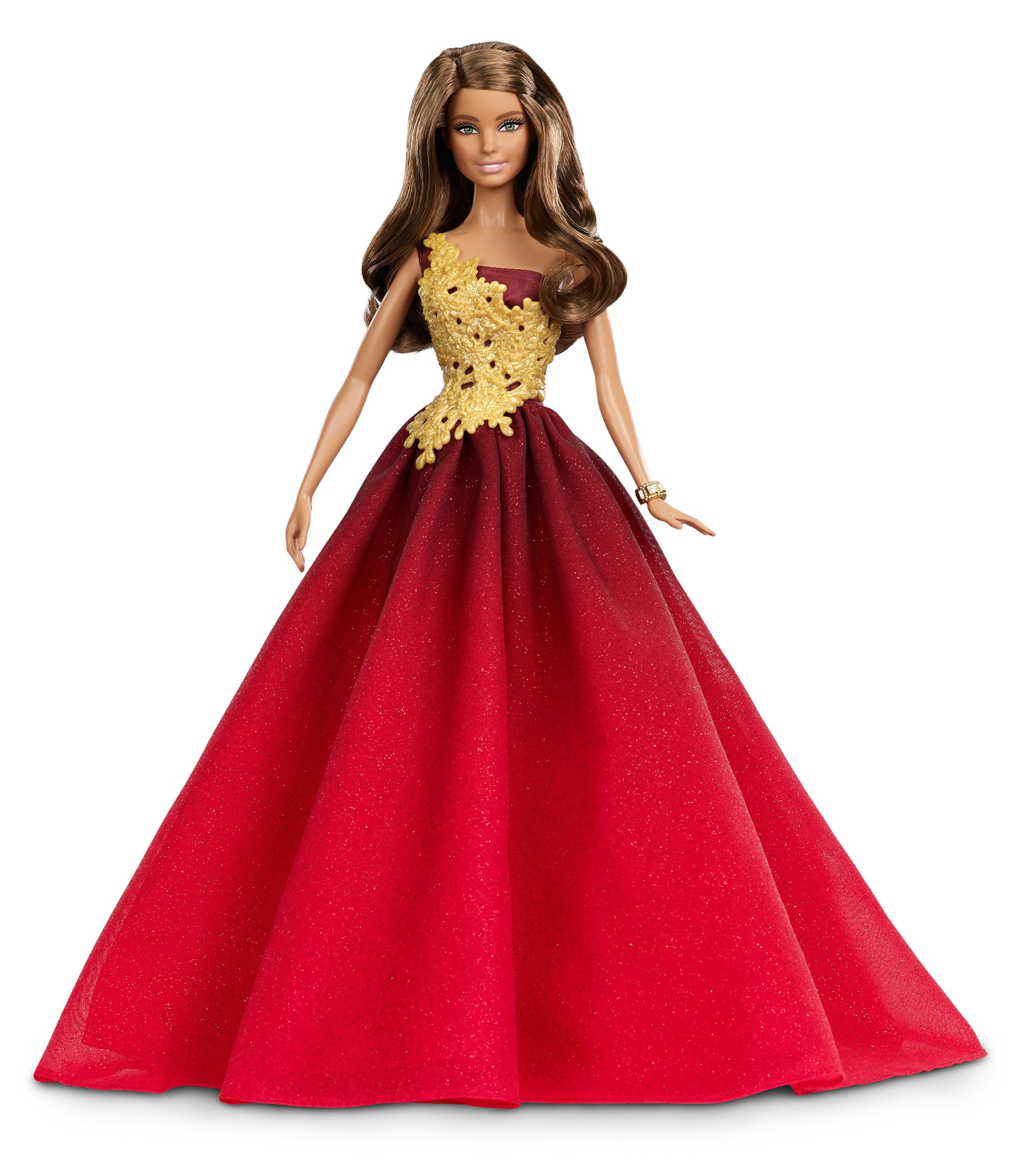 Foto 1 | Muñeca Barbie Para Las Vacaciones De 2016 Con Falda Roja Brillante En Degradado - Venta Internacional.