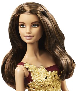 Foto 2 | Muñeca Barbie Para Las Vacaciones De 2016 Con Falda Roja Brillante En Degradado - Venta Internacional.