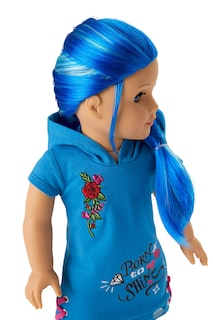 Foto 2 | Muñeca American Girl Truly Me #90 De 18 Pulgadas Con Ojos Azules Y Vestido - Venta Internacional.