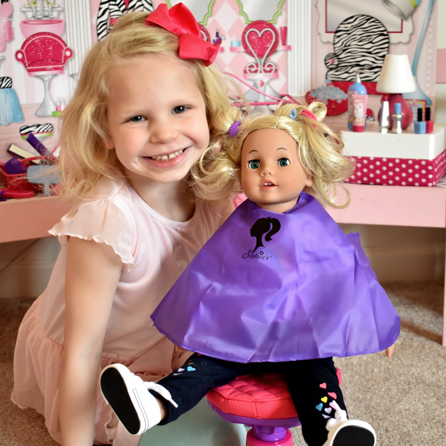 Foto 5 | Set De Peluquería Sophia's Doll De 18 Pulgadas Con 36 Piezas - Venta Internacional.
