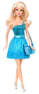 Foto 2 | Muñeca Barbie Glitz Con Vestido Azul - Venta Internacional.